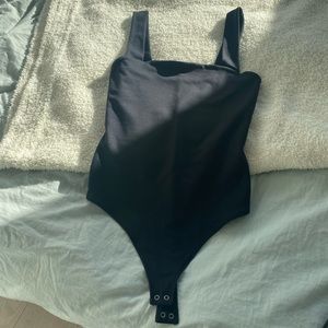 Abercrombie Double-Layered Seamless Fabric Squareneck Bodysuit Size S